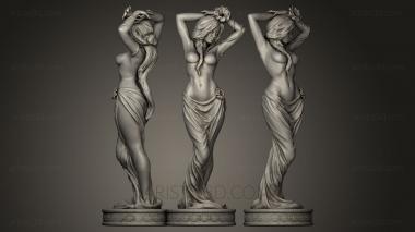 Figurines of girls (STKGL_0008) 3D model for CNC machine